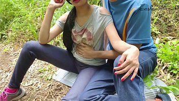 play Young amateur couple filmed in public when having sex