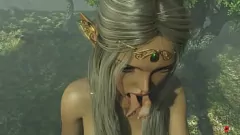play Incóomom Floresta 3D da Blonde gigante: um encontro na boca